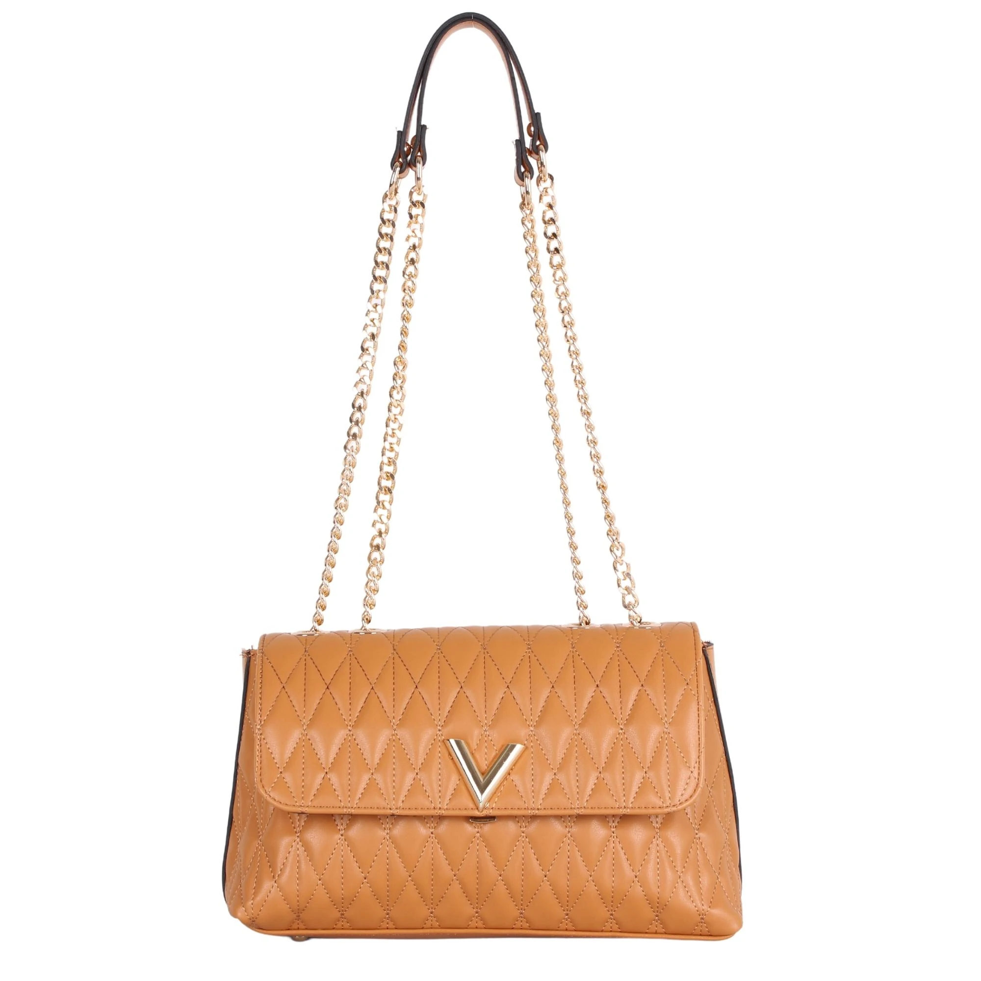 Bagacar MT1378 Camel Bayan Kapitone Çapraz Omuz Çantası