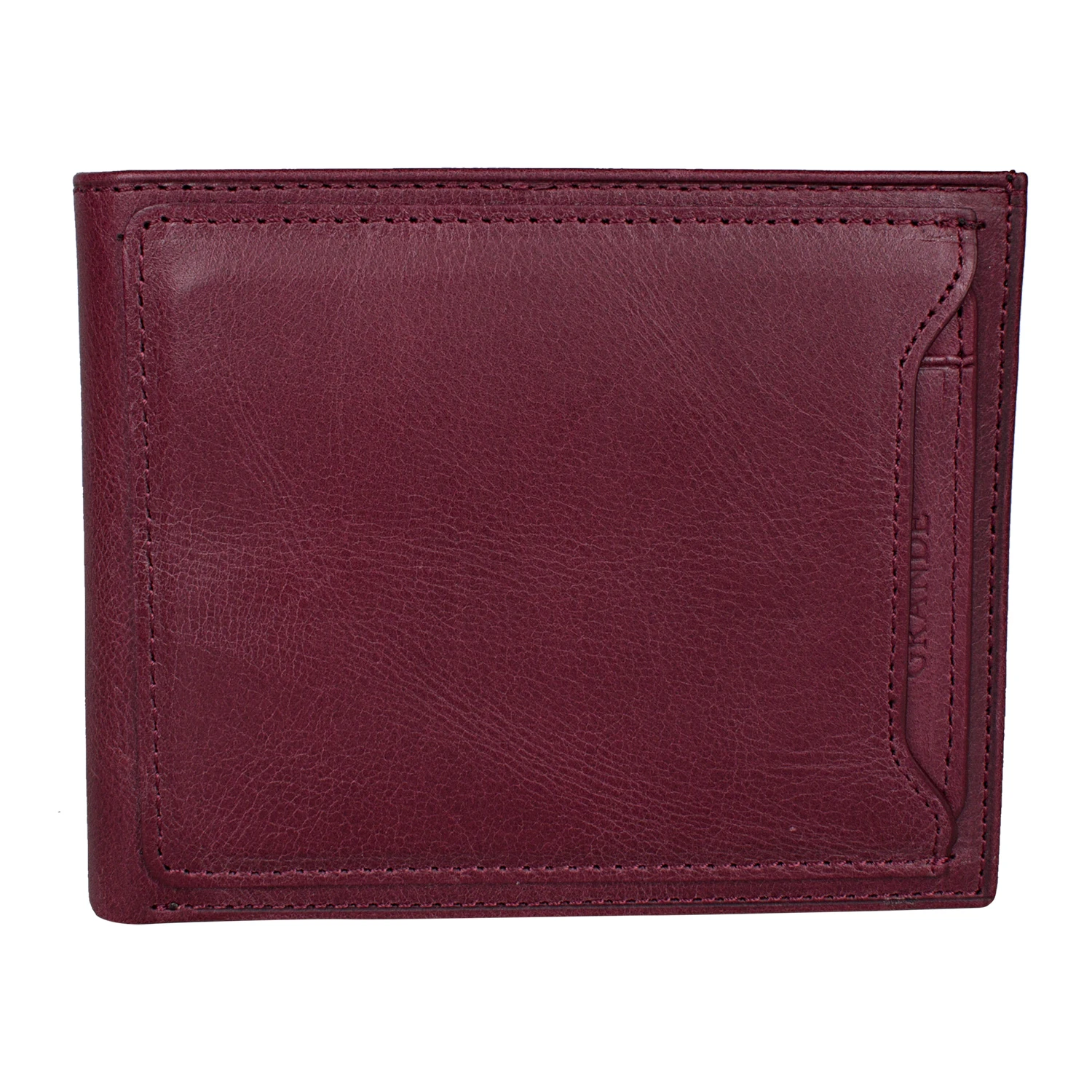 Bagacar 1595 Hakiki Deri Erkek Cüzdanı Bordo