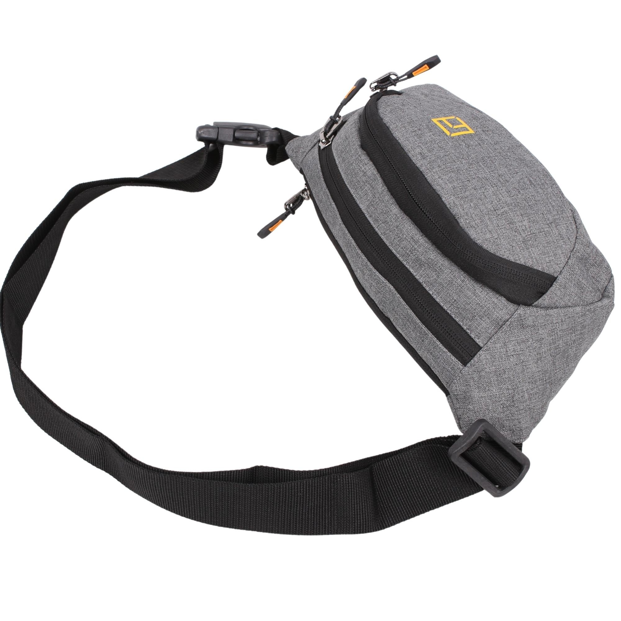 Bagacar Loop Model 2000 Unisex Gri Body Bag ve Bel Çantası