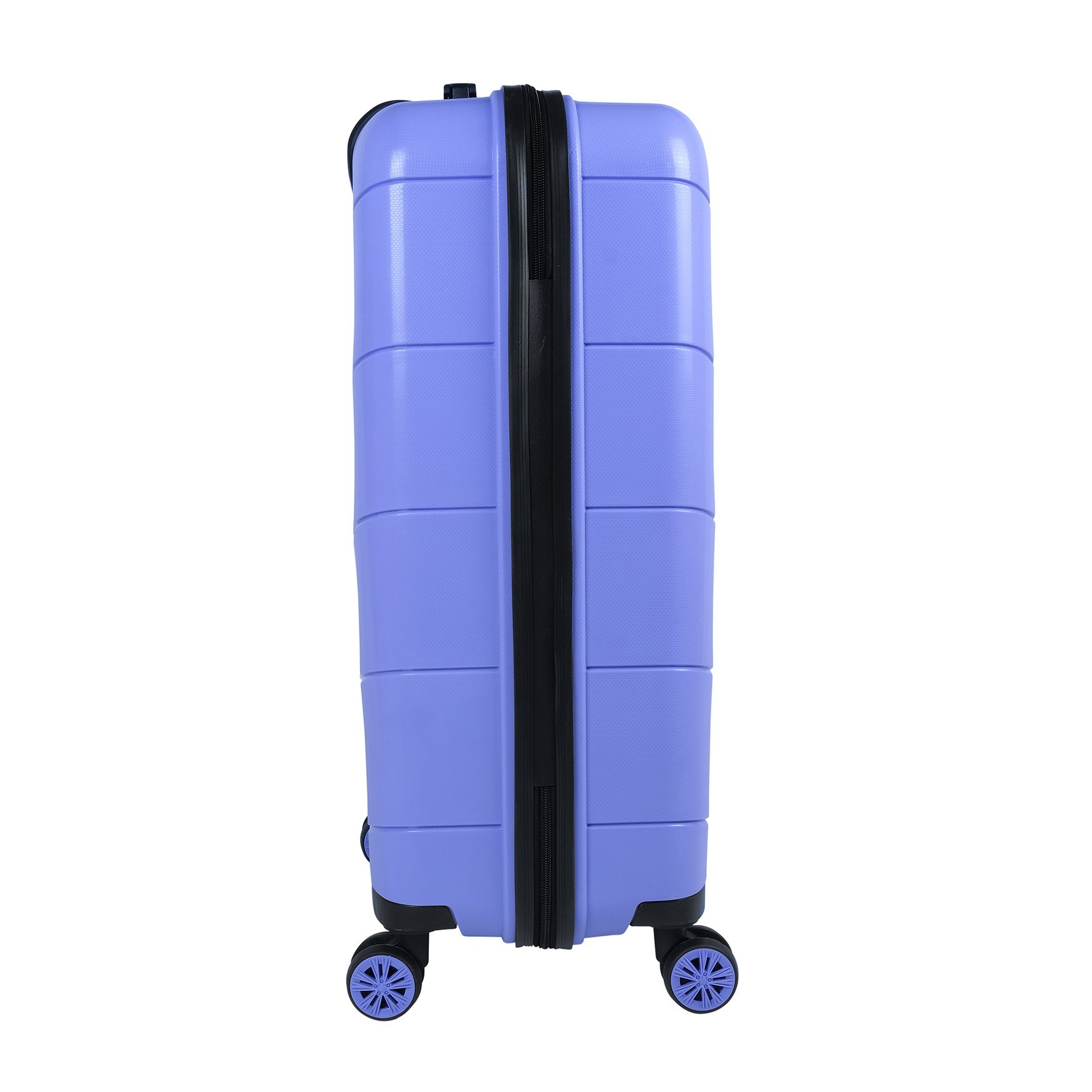 Bagacar Ultra Hafif Kırılmaz Silikon 3lü Set Valiz Lila+ETİKET HEDİYELİ!