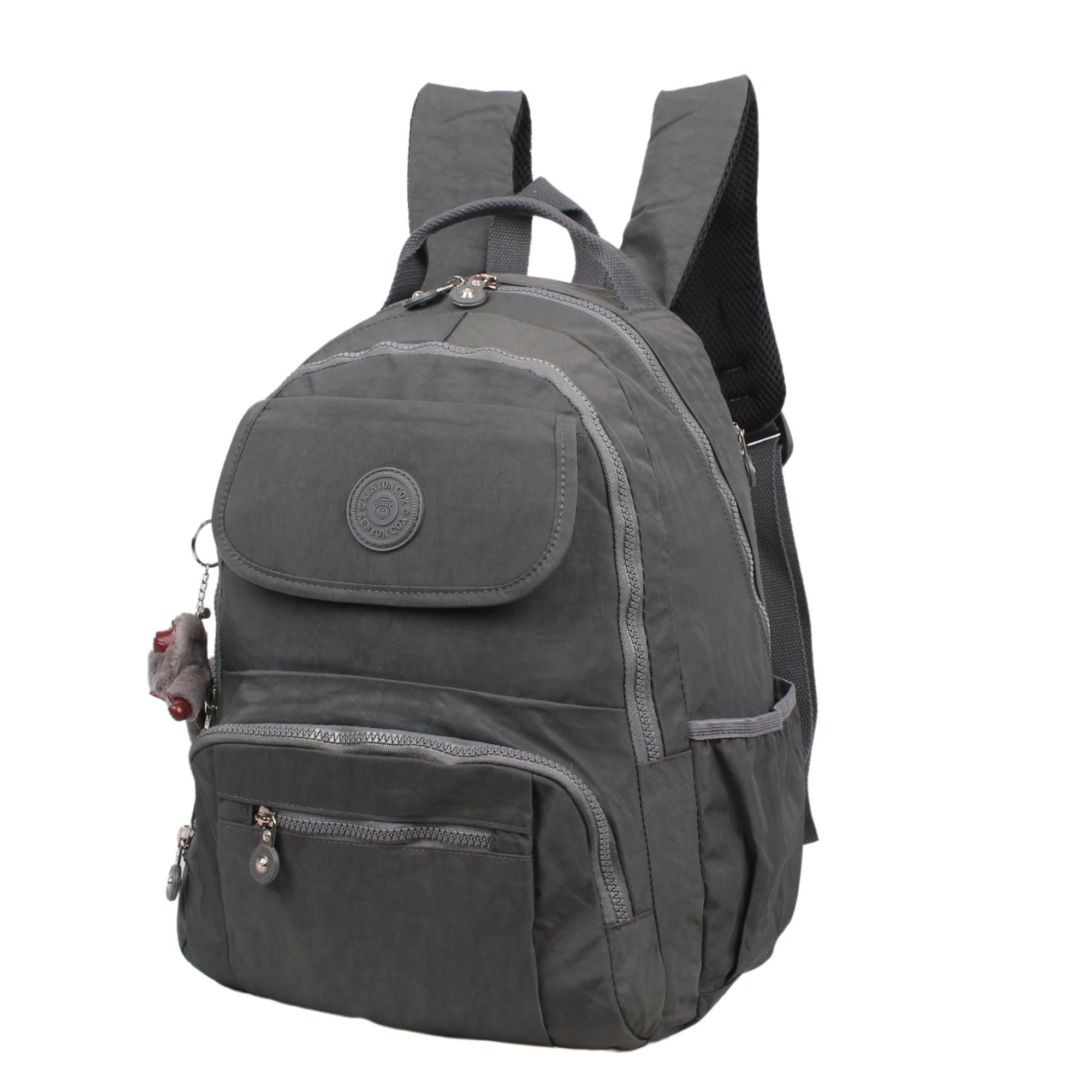 Bagacar Kenyon Cox 8866 Gri Unisex Klinkır Kumaş Sırt Çantası