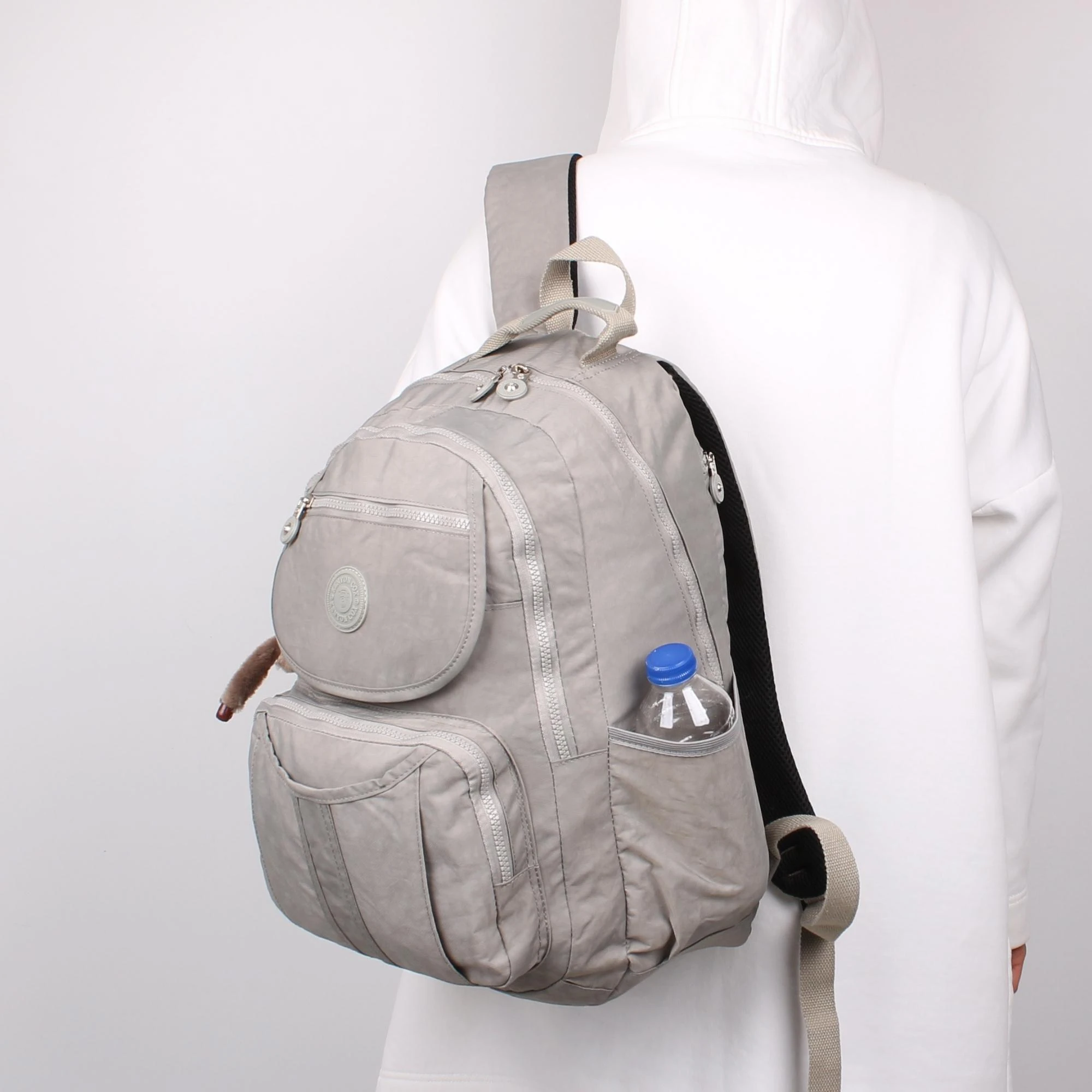 Kenyon Cox 8860 Krem Unisex Klınkır Maymunlu Günlük ve Okul Sırt Çantası