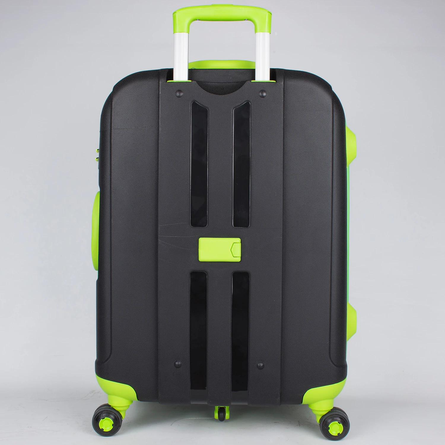 Bagacar Shell Silikon Kırılmaz Valiz Seti Siyah Yeşil