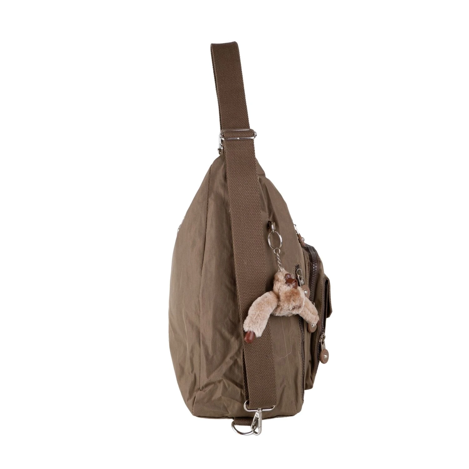 Kenyon Cox B219 Klinkır Kumaş Hafif Sırt Çantası ve Kol Çantası Kahve