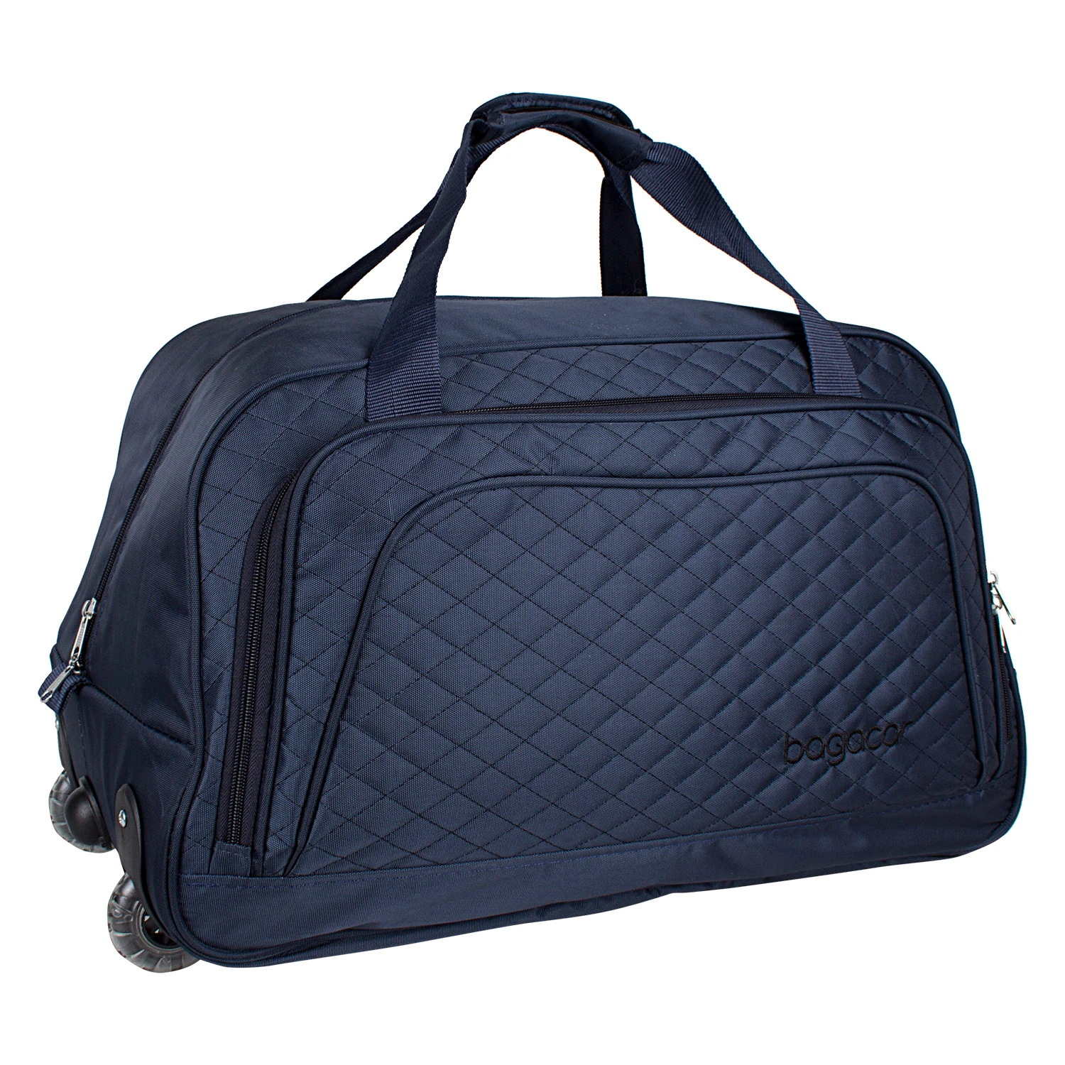 Bagacar Büyük - Kabin İki Tekerlekli Seyahat Çantası Lacivert