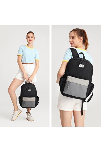 Bagacar Smart Bag 3158 Okul ve Günlük Laptop Bölmeli Sırt Çantası Kahve