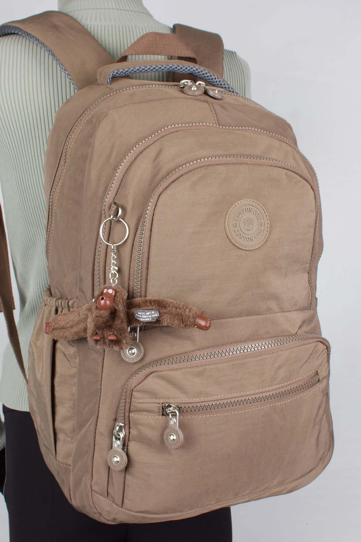 Kenyon 1820 Unisex Klinkır Kumaş Sırt Çantası Kahve