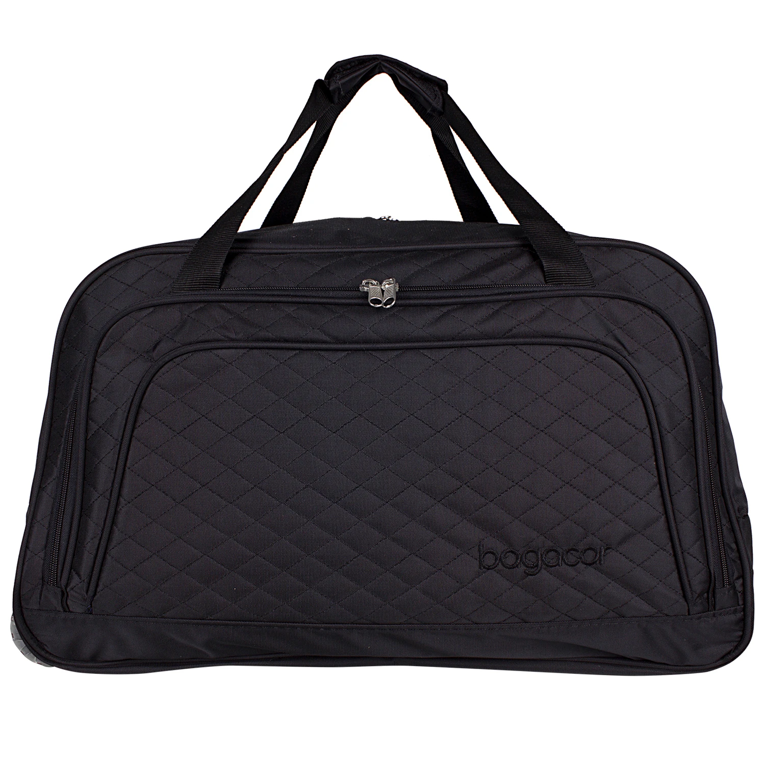 Bagacar Büyük - Kabin İki Tekerlekli Seyahat Çantası Siyah