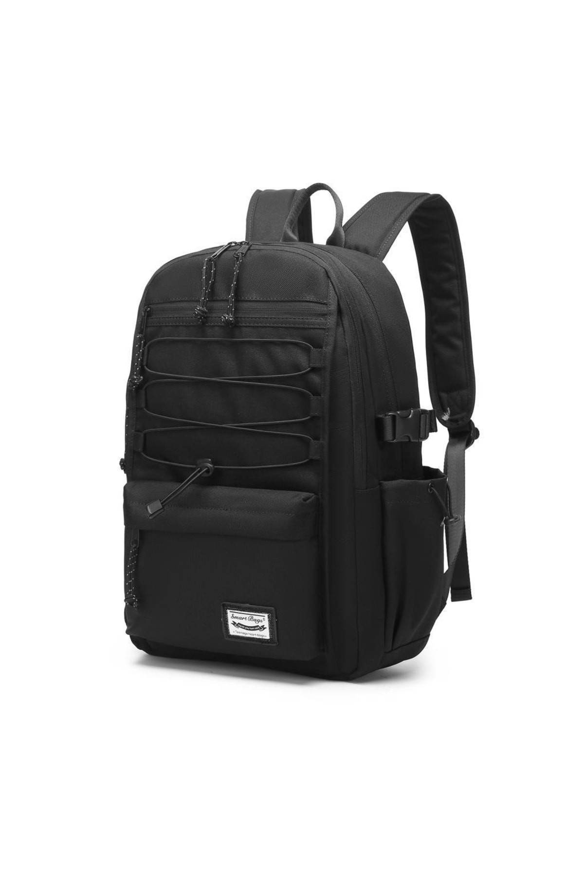 Bagacar Smart Bag 3156 Okul ve Günlük Laptop Bölmeli Sırt Çantası Siyah