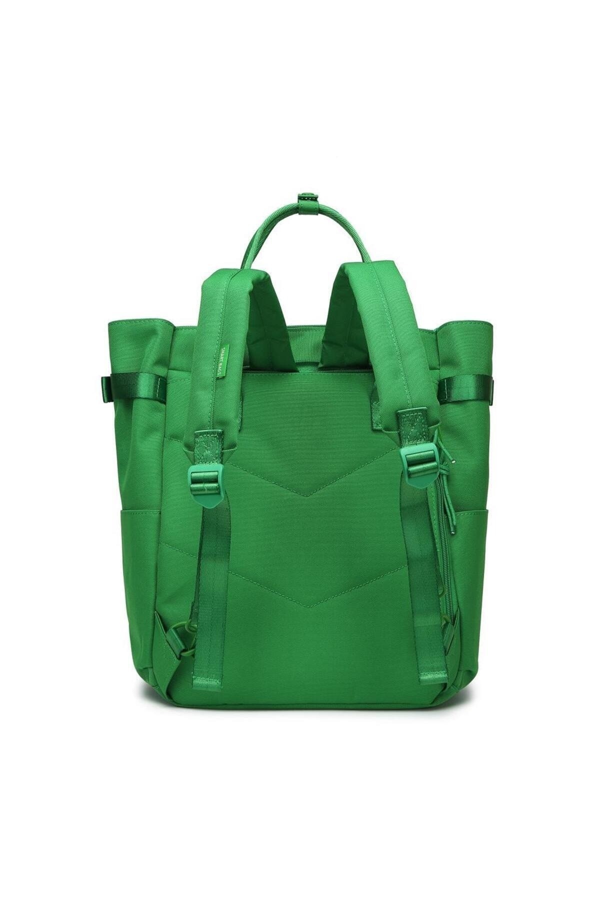 Bagacar Smart Bag 3194 Okul ve Günlük Laptop Bölmeli Sırt Çantası Yeşil