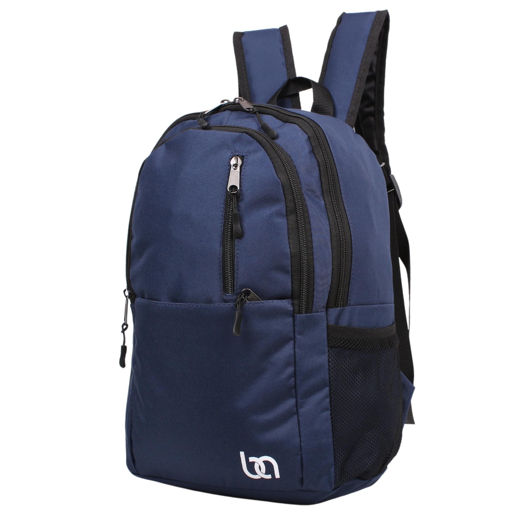 Bagacar Mnt Cepli Lacivert Unisex Okul ve Günlük Sırt Çantası