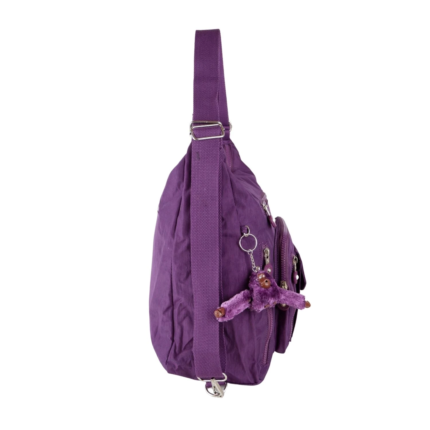 Kenyon Cox B219 Klinkır Kumaş Hafif Sırt Çantası ve Kol Çantası Mor