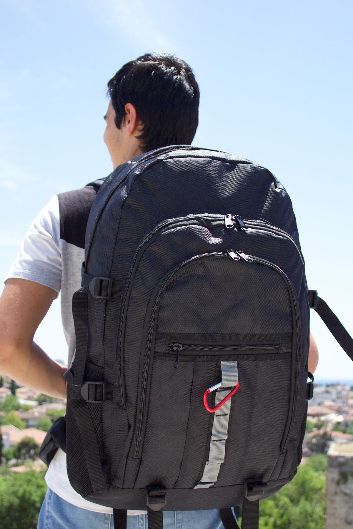 Bagacar 902 Siyah 70 Litre Battal Boy Dağcı Sırt Çantası