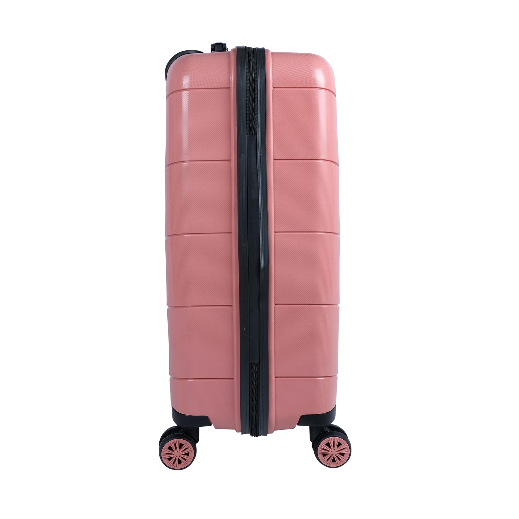 Bagacar Ultra Hafif Kırılmaz Silikon 3lü Set Valiz Pembe+ETİKET HEDİYELİ!
