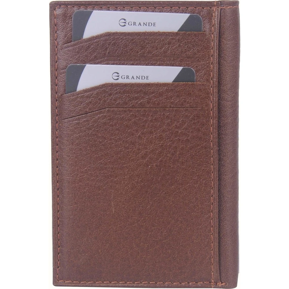Grande 726 Deri Erkek Cüzdan Kartlık Taba 726