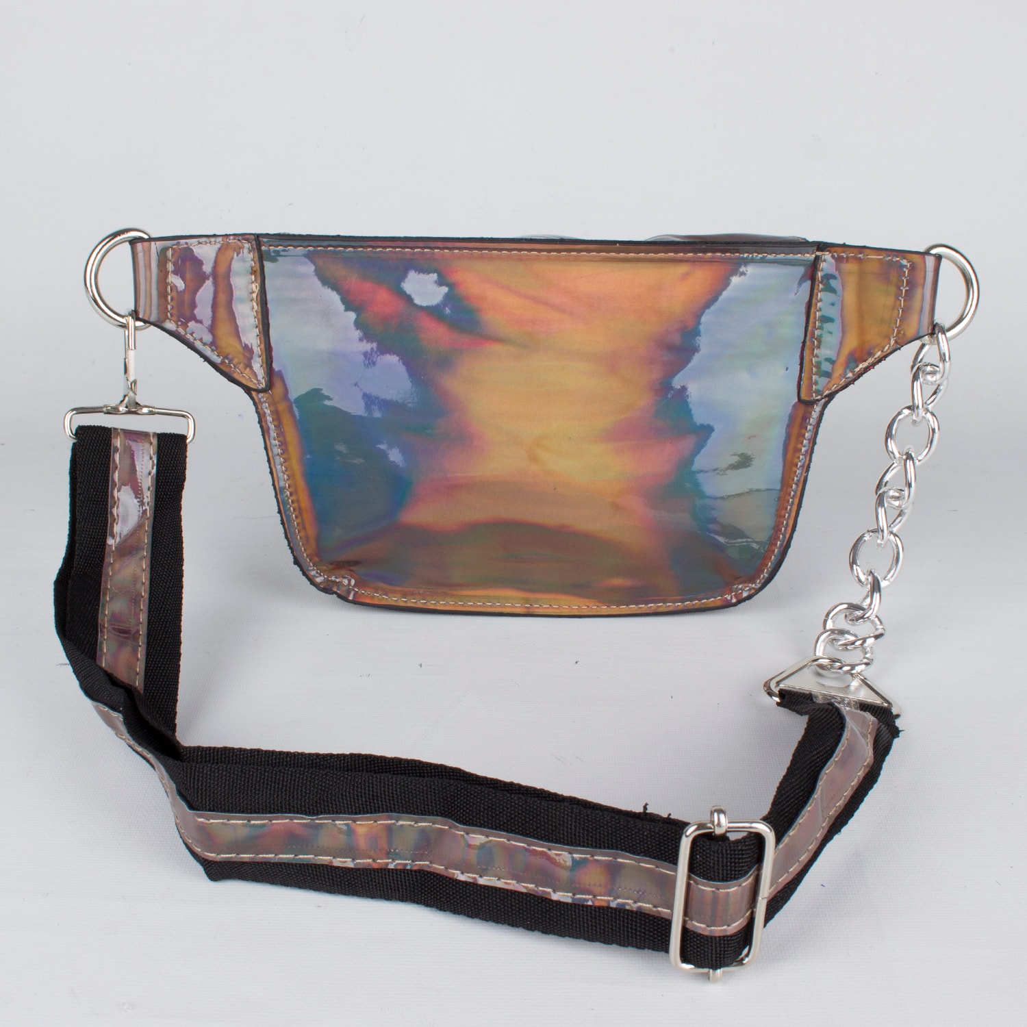 Bagacar Fashion Tulum Gögüs Bel Çantası Parlak Bronz