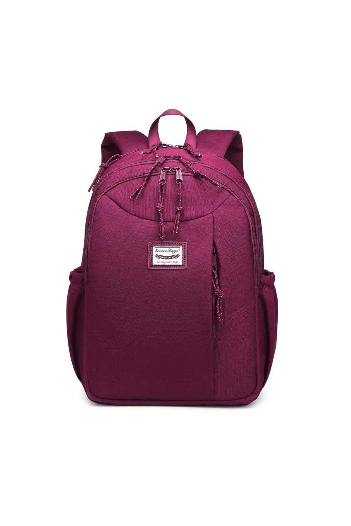 Bagacar Smart Bag 3200 Okul ve Günlük Laptop Bölmeli Sırt Çantası Bordo
