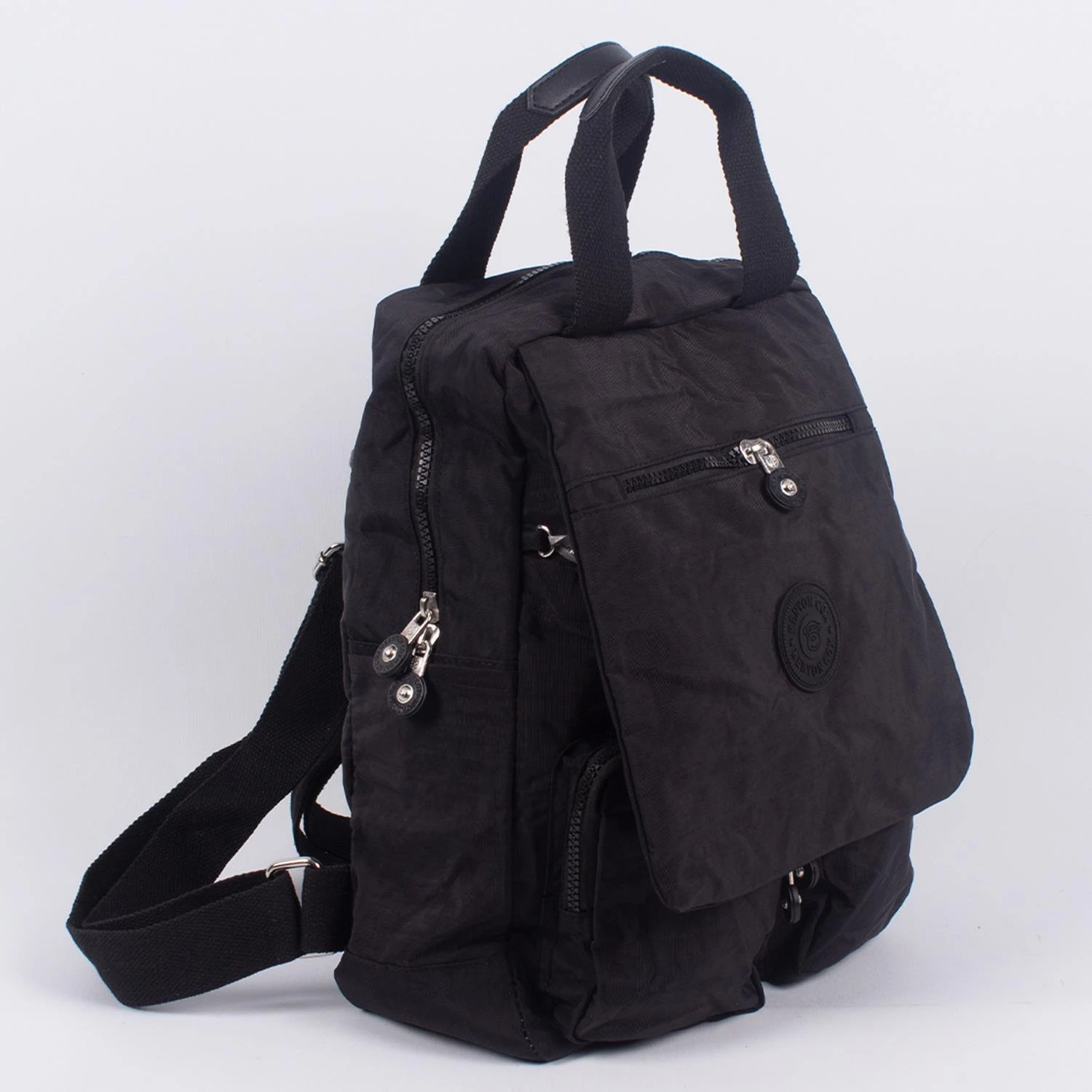 Kenyon Cox 8839 Klinkır Kumaş Hafif Sırt Çantası Siyah