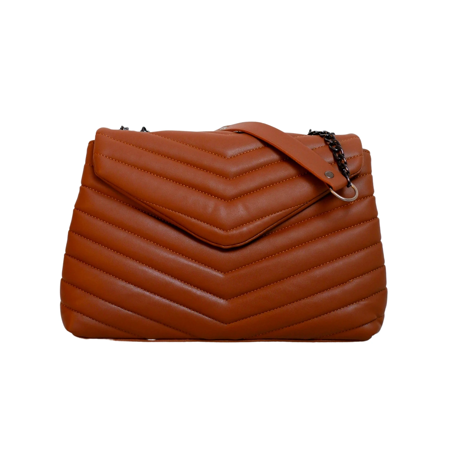 Bagacar Zincirli Taba Yumuşak Suni Deri Askılı Bayan Çantası