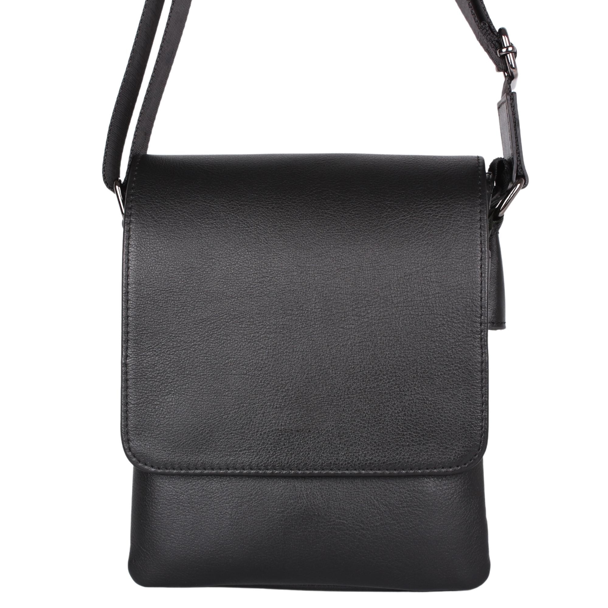 Legend Leather 4262 Siyah Erkek Postacı Çapraz Hakiki Deri Çanta