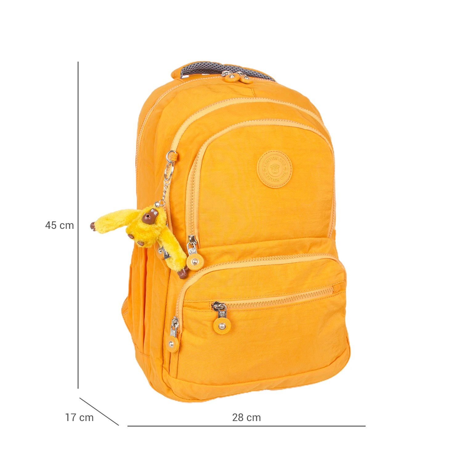 Kenyon 1820 Unisex Klinkır Kumaş Sırt Çantası Sarı