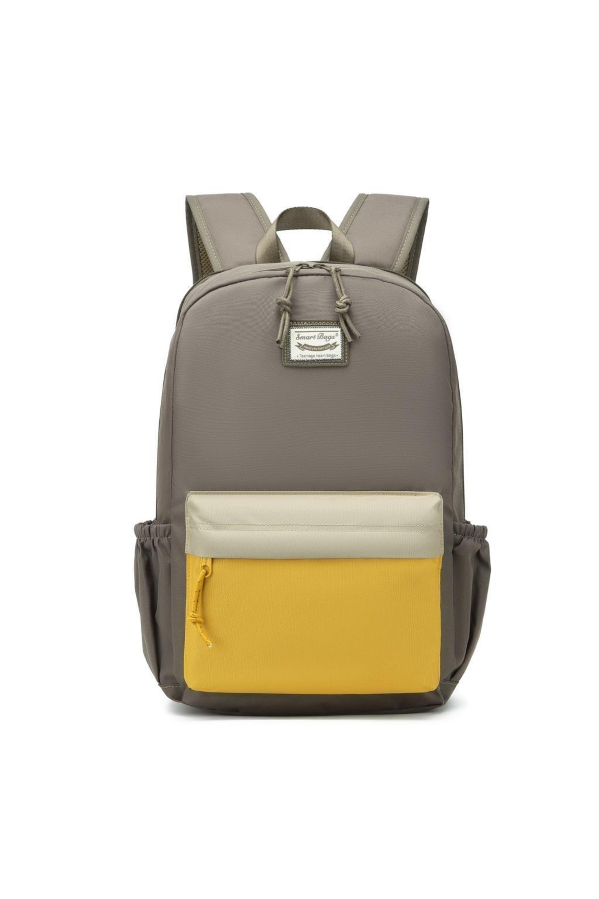 Bagacar Smart Bag 3158 Okul ve Günlük Laptop Bölmeli Sırt Çantası Kahve