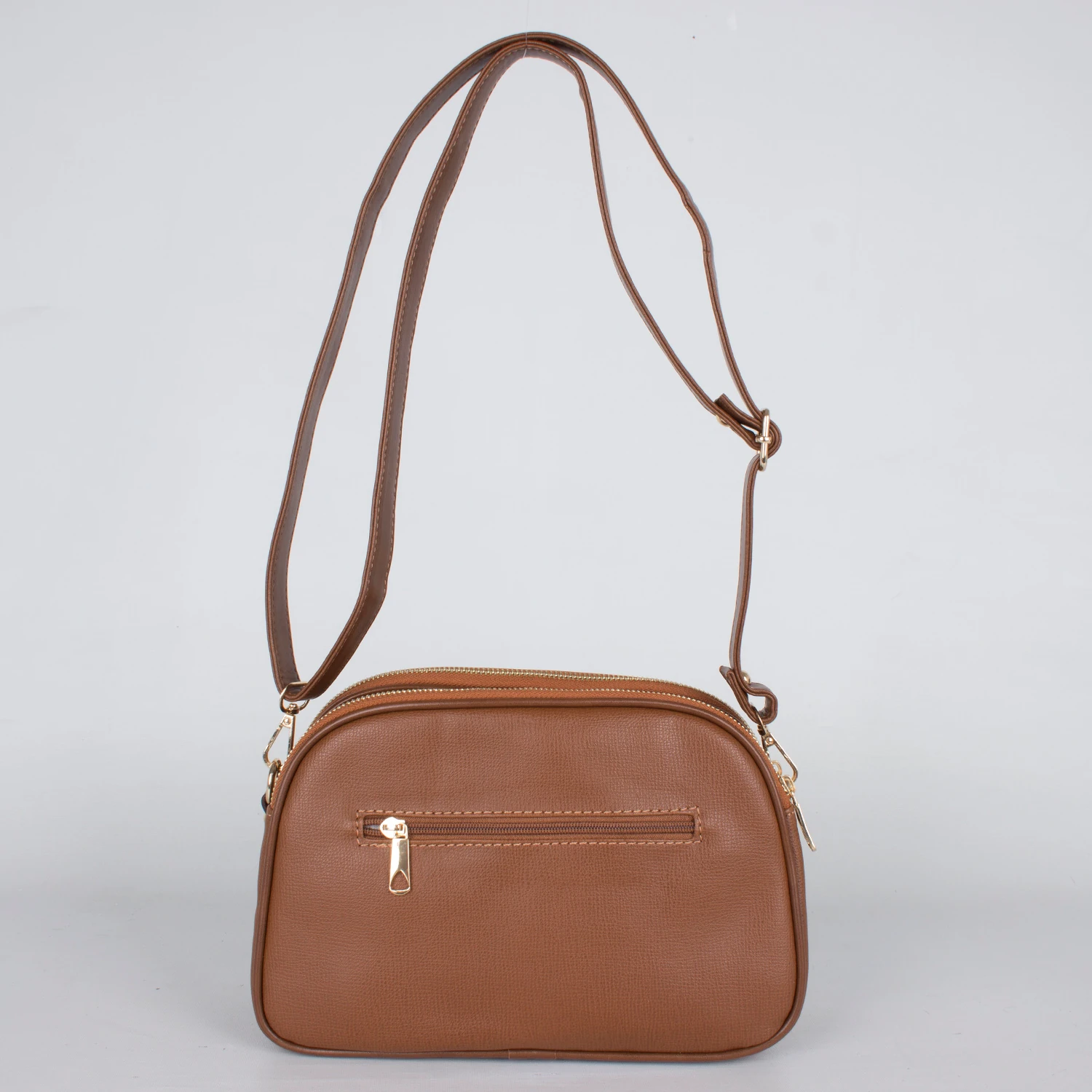 Bagacar Motto 1228 Bayan Çapraz Omuz Çantası Kroko Taba