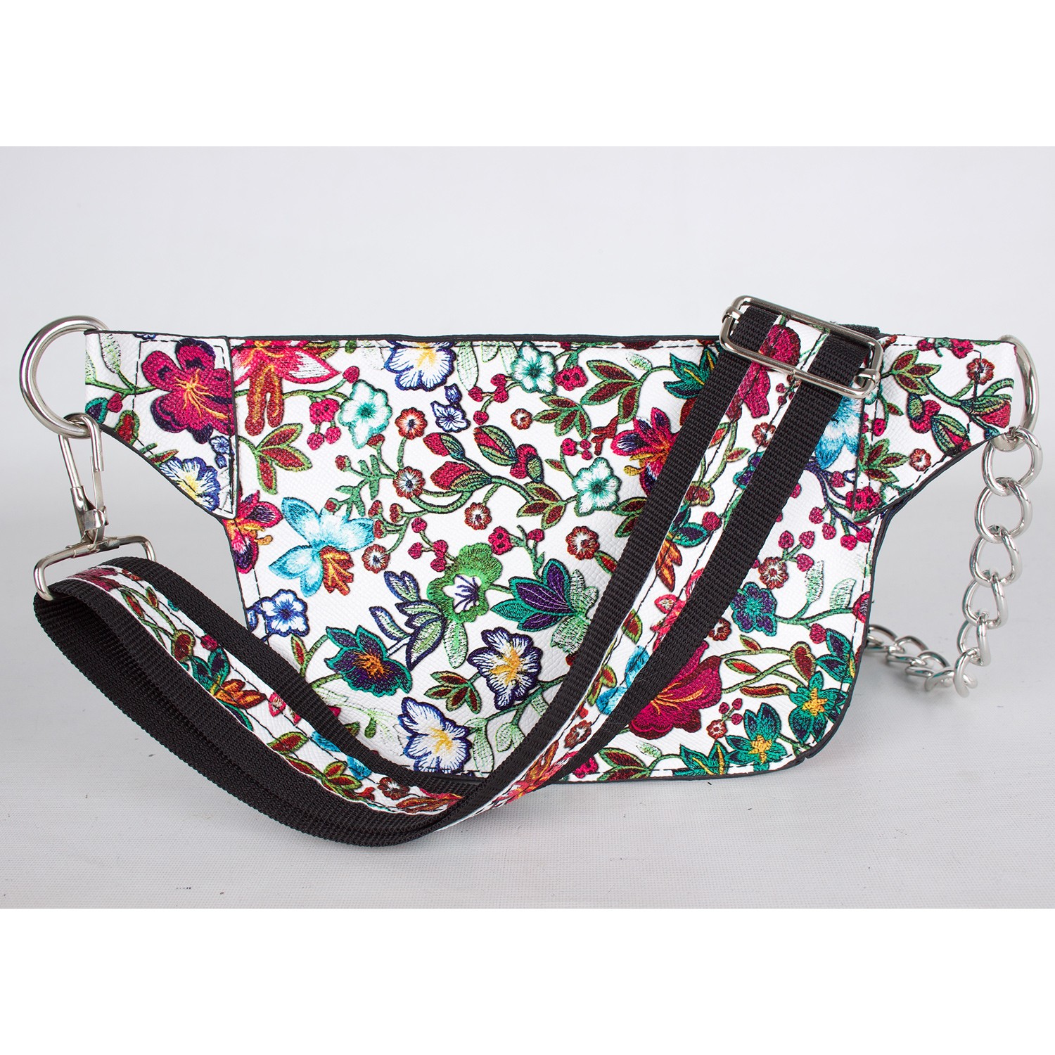 Bagacar Fashion Tulum Gögüs Bel Çantası Çiçekli