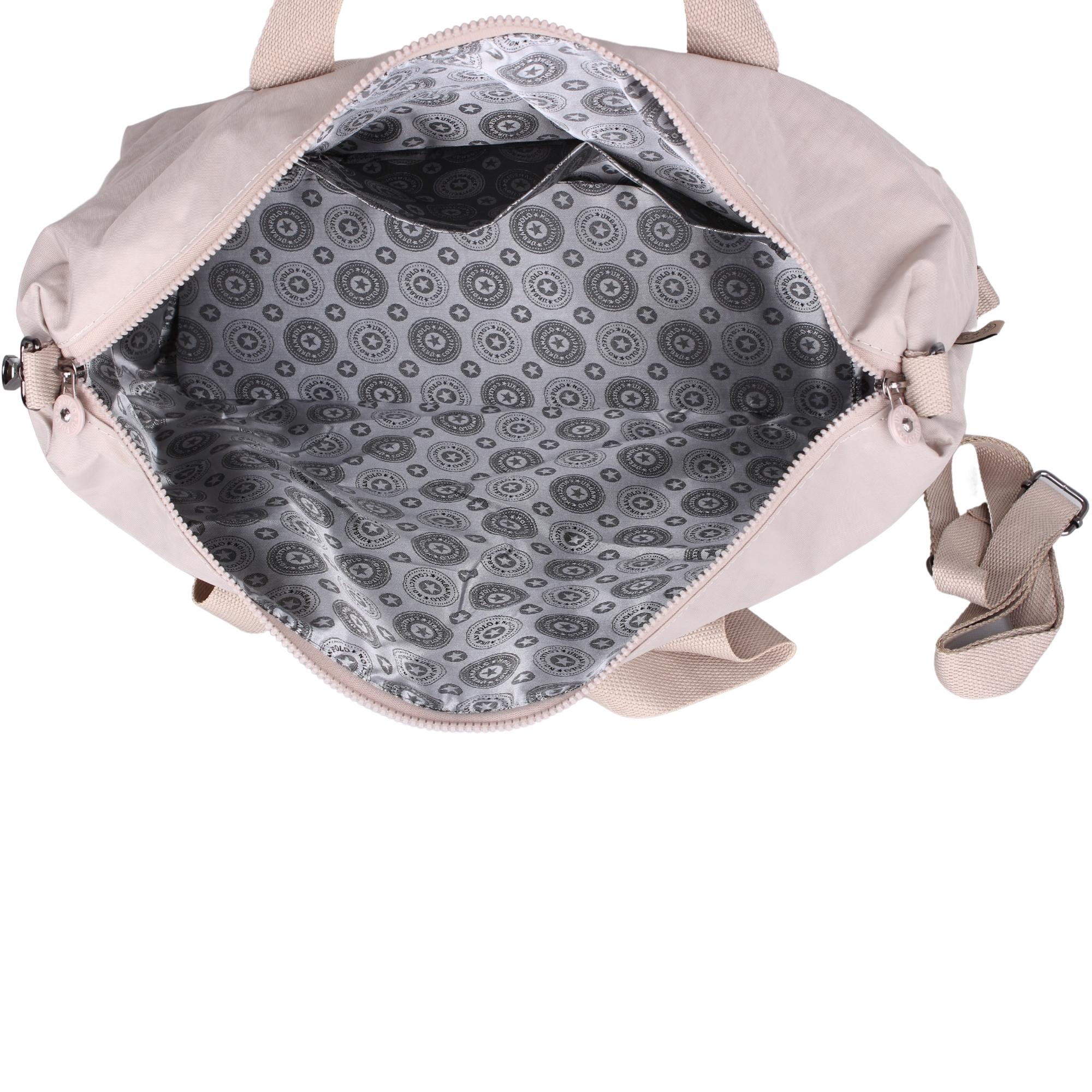 Bagacar UR6021 Gri Klinkır Kumaş Plaj Spor ve Seyahat Çantası