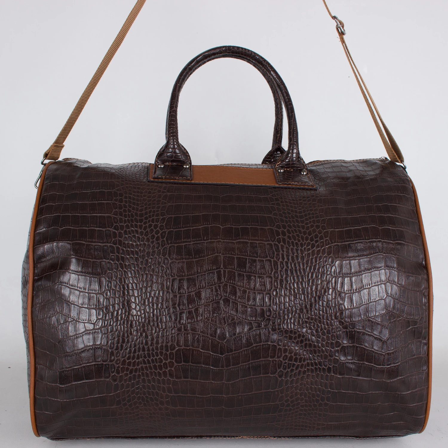 Bagacar Geniş El Bavulu ve Seyahat Çantası Kahverengi