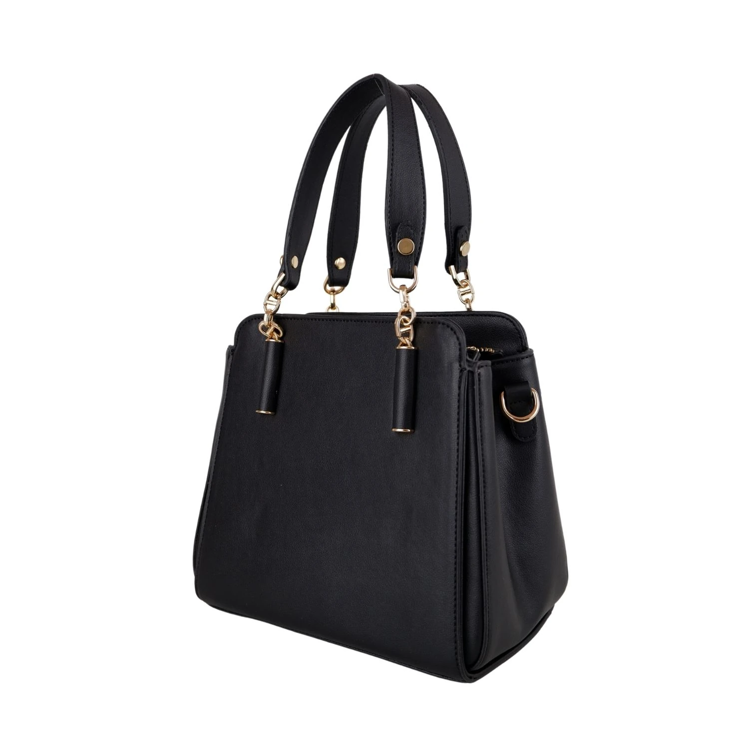 Bagacar 828 Siyah Suni Deri Bayan Çapraz El ve Omuz Çantası