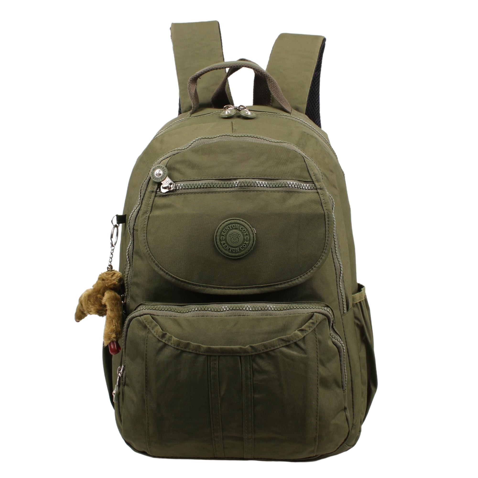Kenyon Cox 8860 Yeşil Unisex Klınkır Maymunlu Günlük ve Okul Sırt Çantası