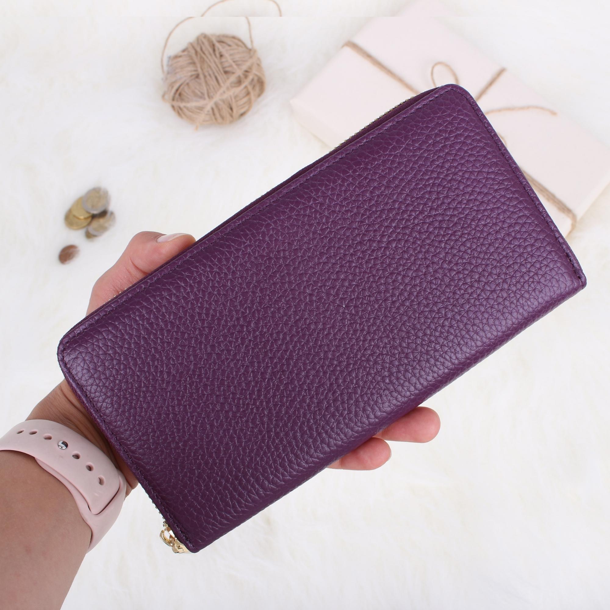 Legend Leather 2700 Mürdüm Bayan Hakiki Deri Cüzdanı