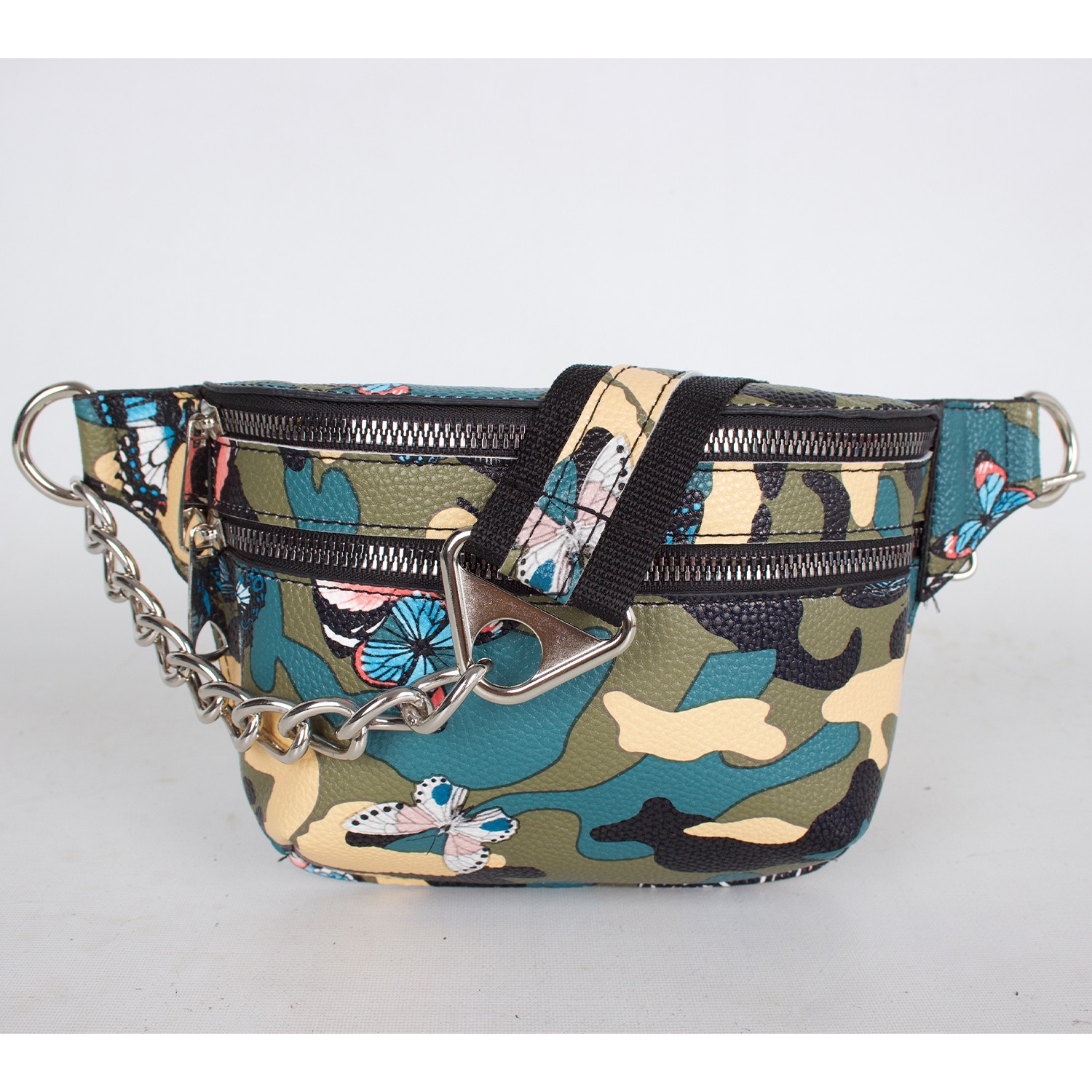 Bagacar Fashion Tulum Gögüs Bel Çantası Kamufulaj