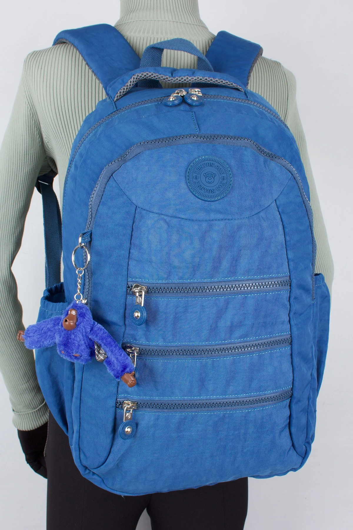 Kenyon 1926 Unisex Klinkır Kumaş Sırt Çantası Mavi