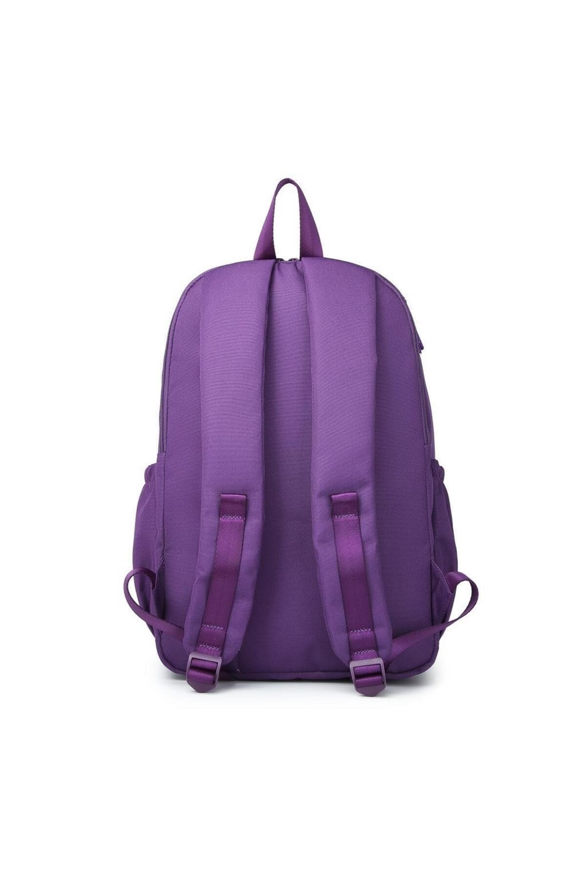 Bagacar Smart Bag 3200 Okul ve Günlük Laptop Bölmeli Sırt Çantası Mor