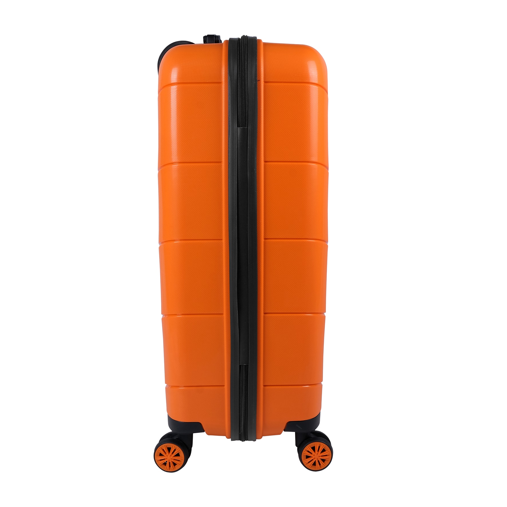 Bagacar Ultra Hafif Kırılmaz Silikon 3lü Set Valiz Turuncu+ETİKET HEDİYELİ!