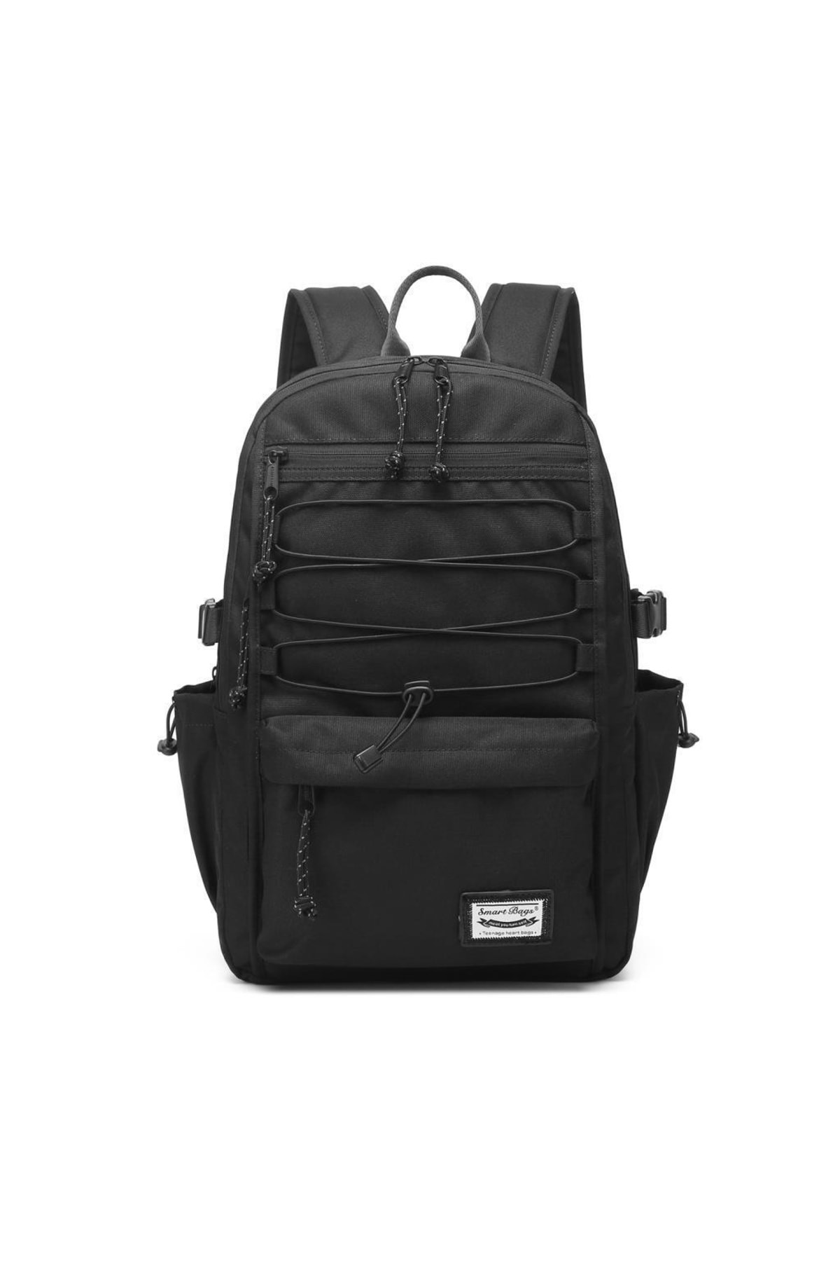 Bagacar Smart Bag 3156 Okul ve Günlük Laptop Bölmeli Sırt Çantası Siyah