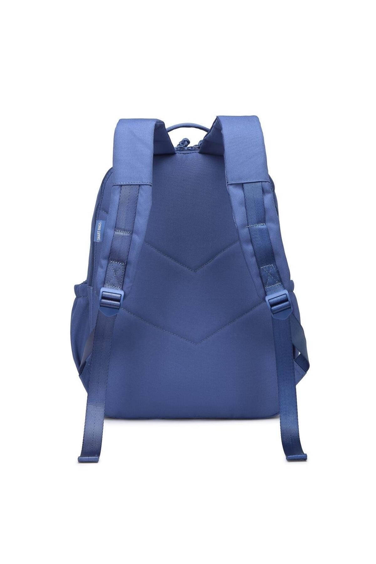 Bagacar Smart Bag 3198 Okul ve Günlük Laptop Bölmeli Sırt Çantası Jean Mavi