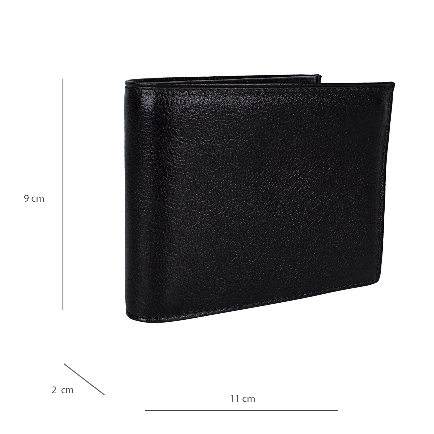 Bagacar 1110 Hakiki Deri Cüzdan Siyah Renk