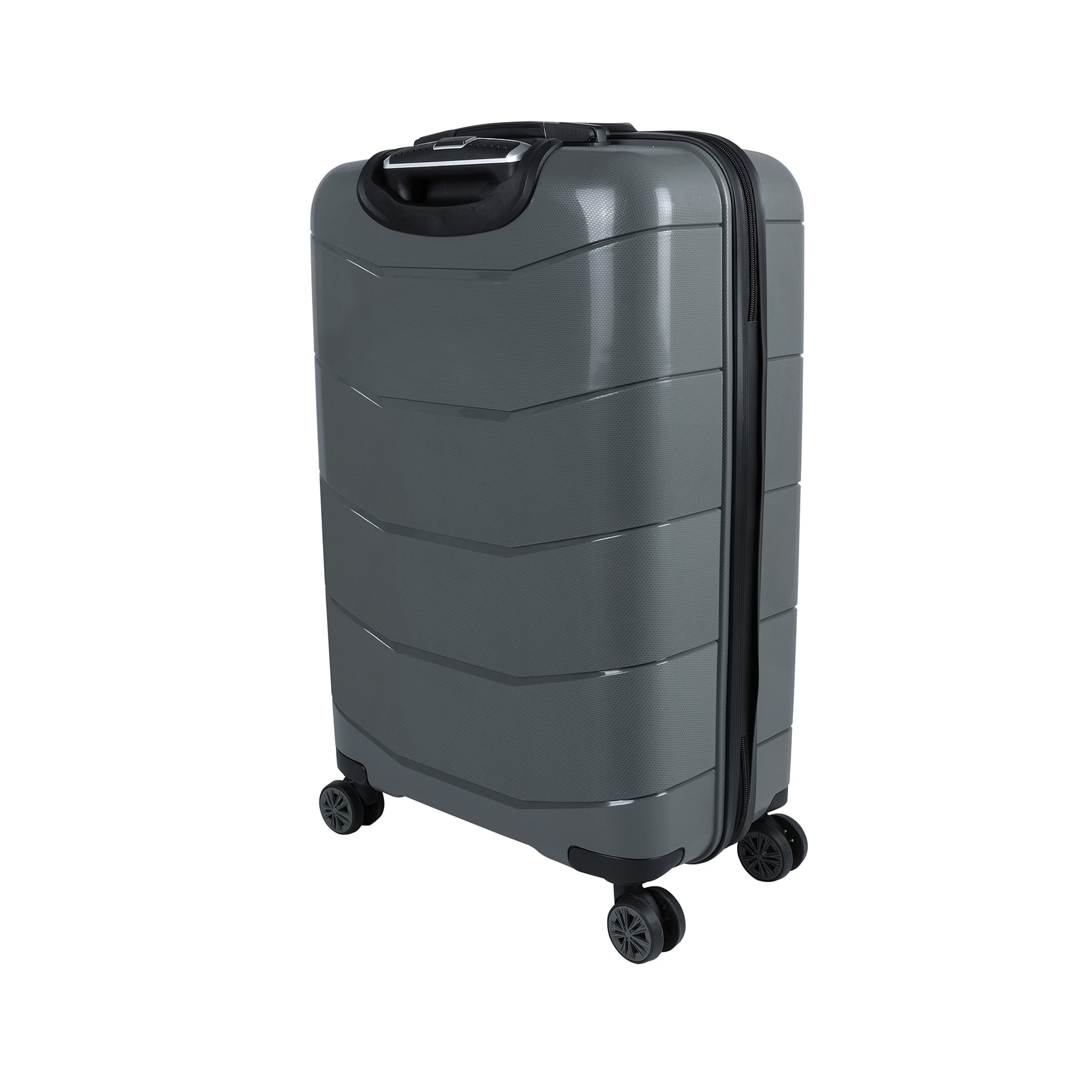 Bagacar Ultra Hafif Kırılmaz Silikon 3lü Set Valiz Gri+ETİKET HEDİYELİ!