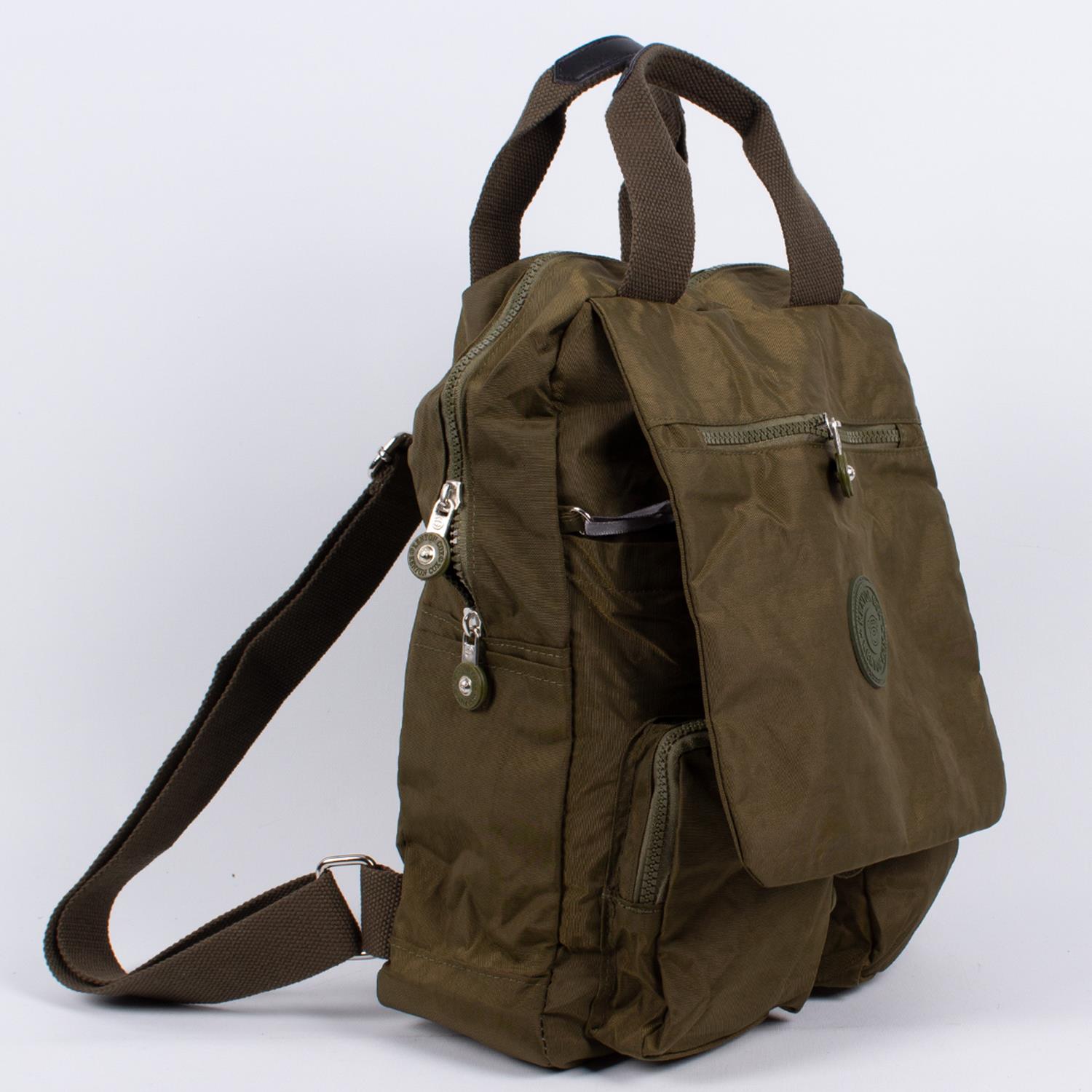 Kenyon Cox 8839 Klinkır Kumaş Hafif Sırt Çantası Kahve