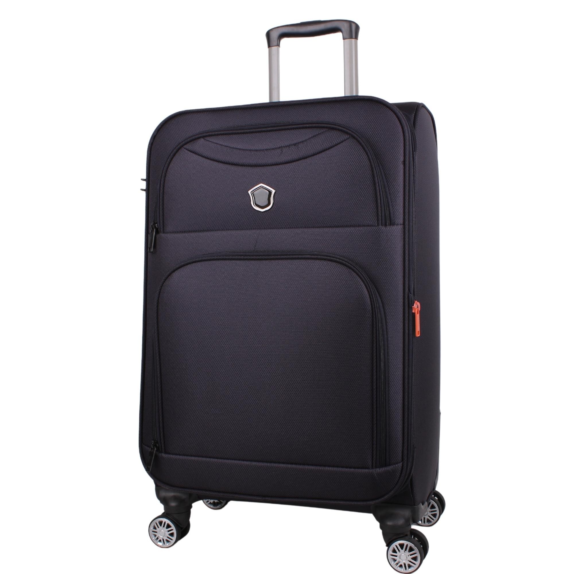 Bagacar Ultra Lıght Körüklü Kumaş 3 Lü Valiz Seti Lacivert
