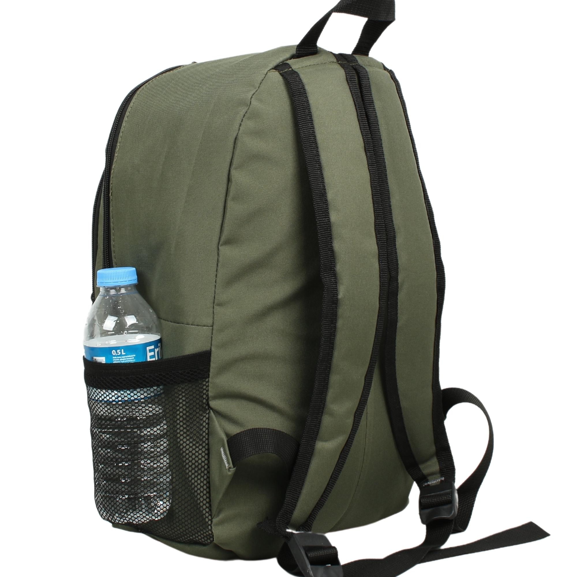 Bagacar Mnt Cepli Yeşil Unisex Okul ve Günlük Sırt Çantası
