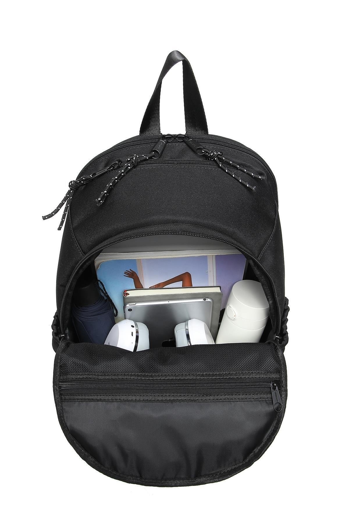 Bagacar Smart Bag 3200 Okul ve Günlük Laptop Bölmeli Sırt Çantası Siyah