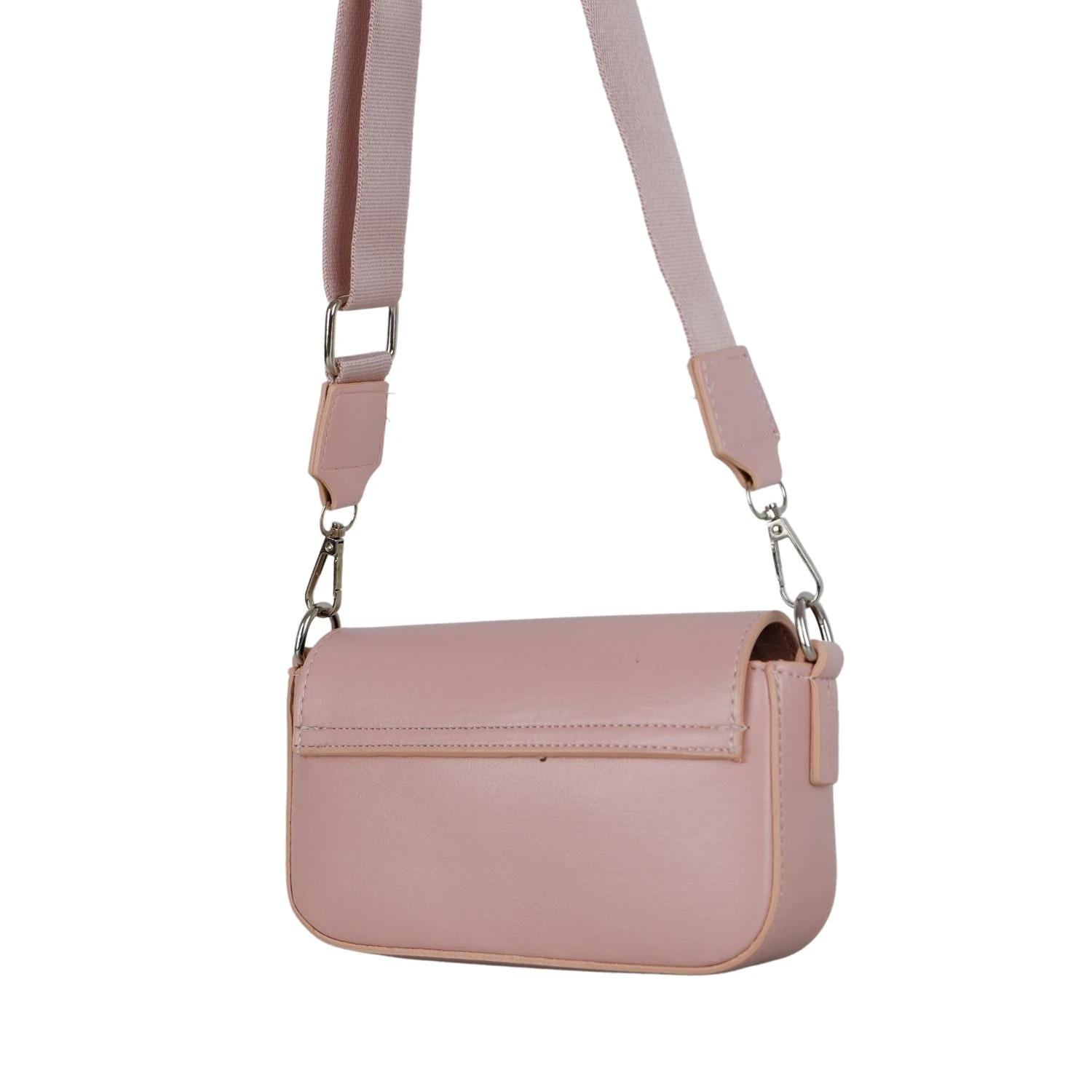 Bagacar Kapaklı Mini Şık Bayan Çapraz El ve Omuz Çantası Pudra