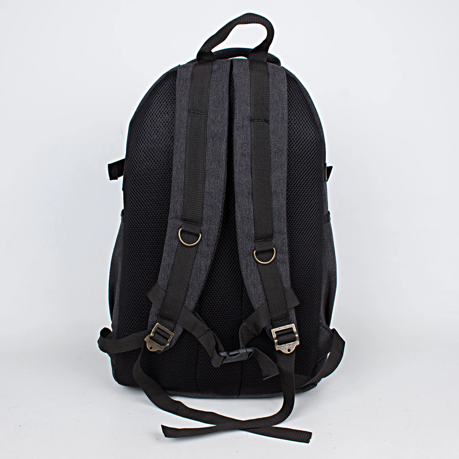 Bagacar Dağcı ve Trekking Kanvas Kumaş Sırt Çantası Siyah