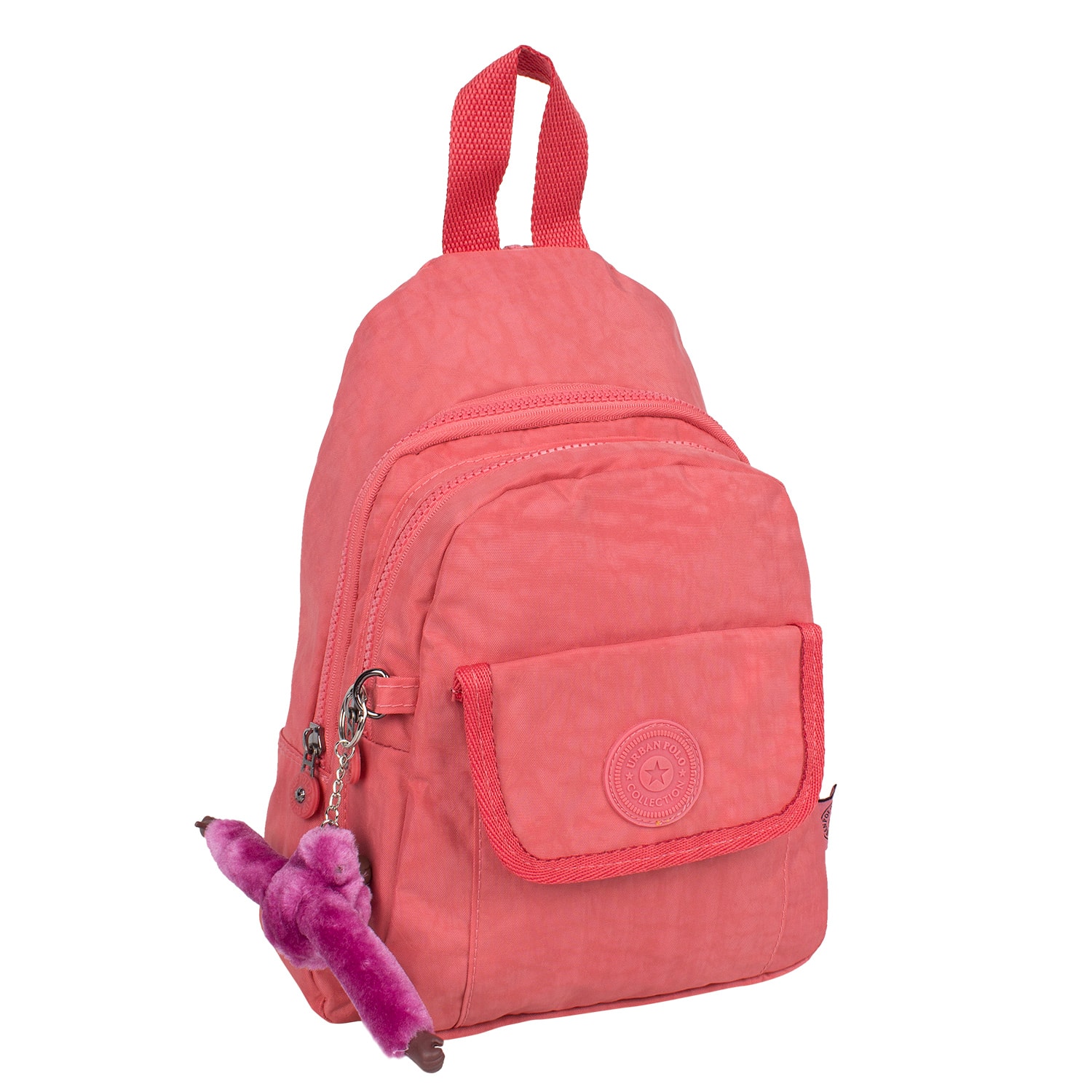 Bagacar Urban 2034 Klınkır Kumaş Unisex Sırt Çantası Pembe