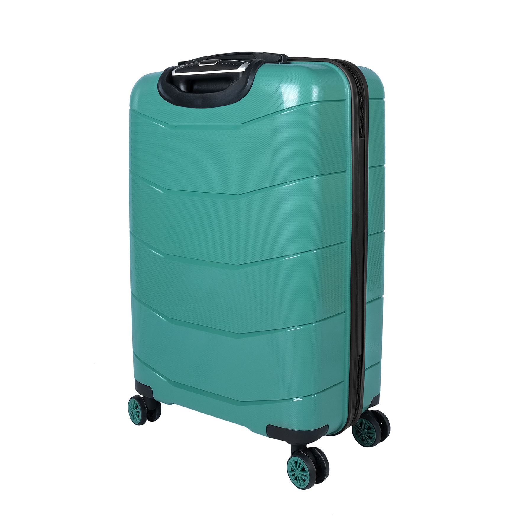 Bagacar Ultra Hafif Kırılmaz Silikon 3lü Set Valiz Yeşil+ETİKET HEDİYELİ!