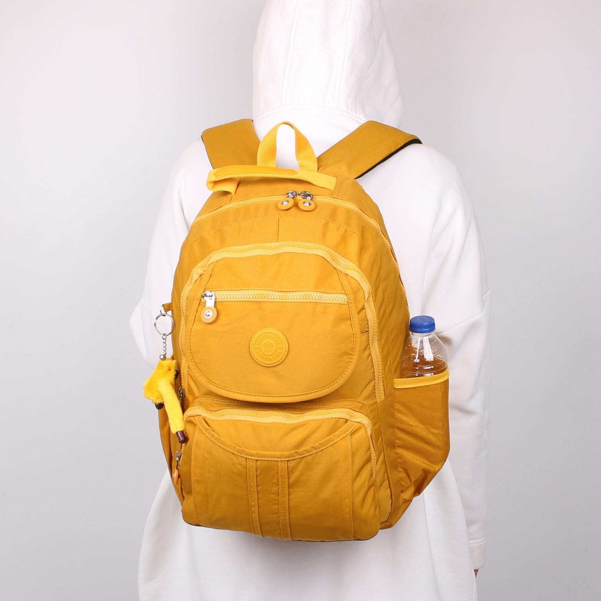 Kenyon Cox 8860 Sarı Unisex Klınkır Maymunlu Günlük ve Okul Sırt Çantası